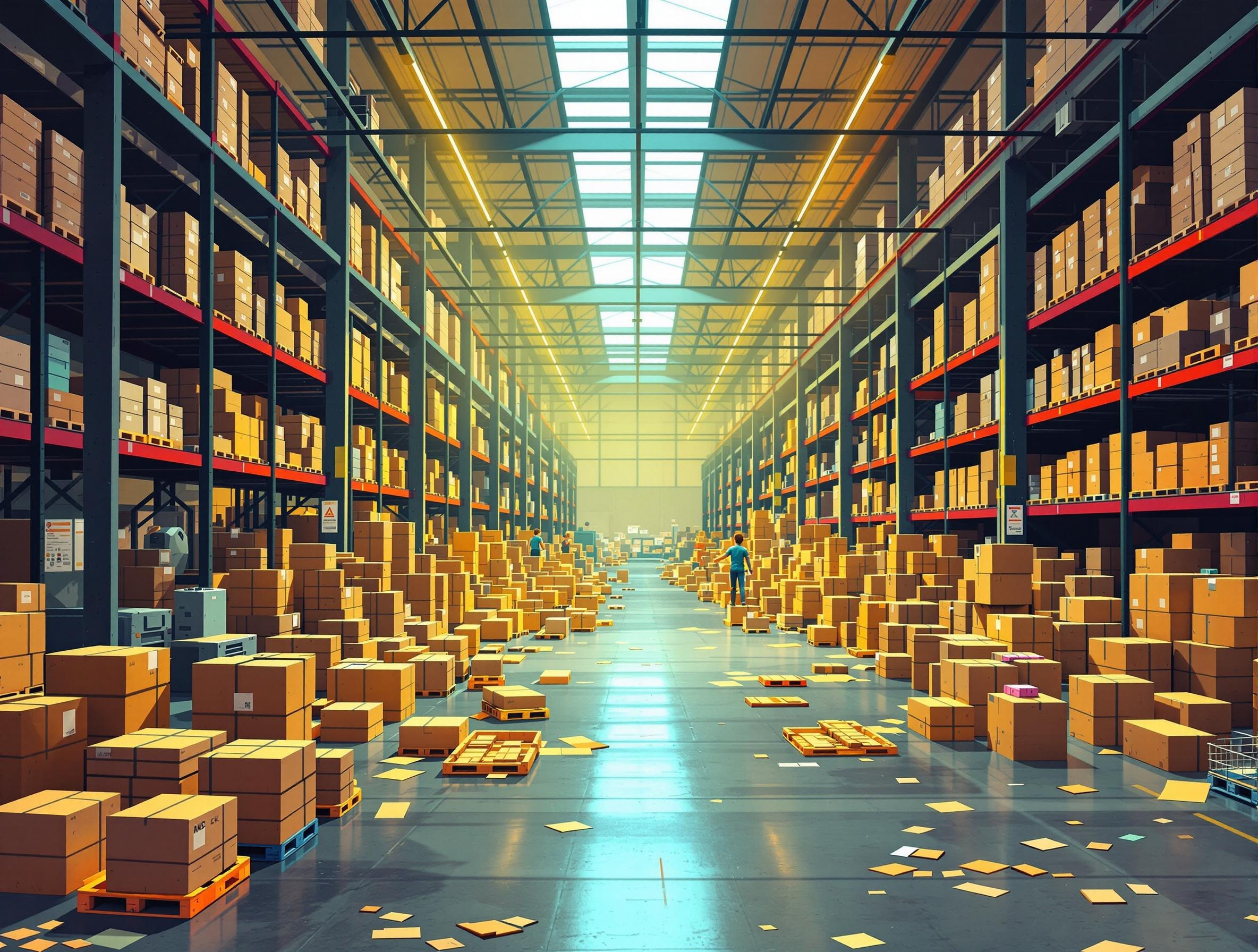 An organized warehouse